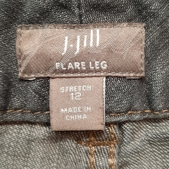 J. Jill Gray Flare Leg Jeans - Picture 6 of 6